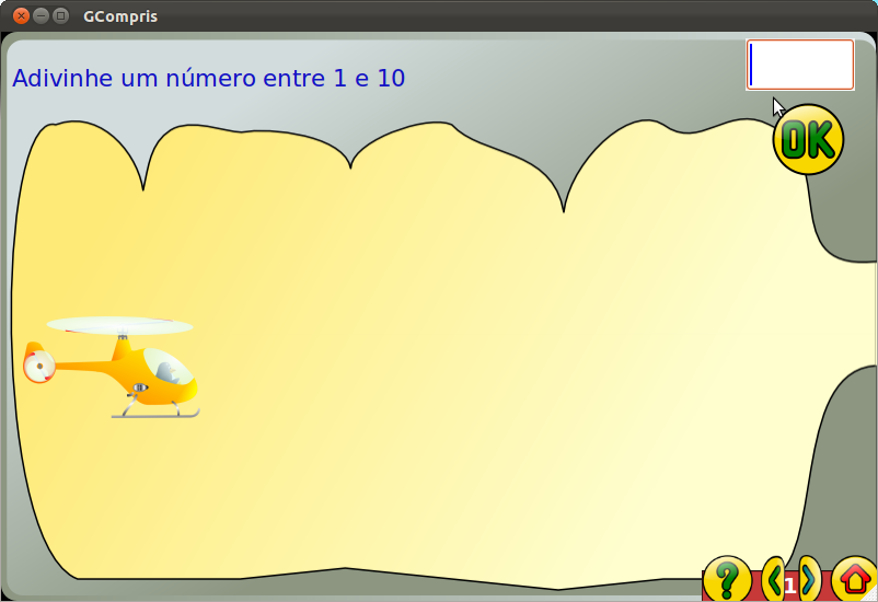 Gcompris Adivinhar um Número