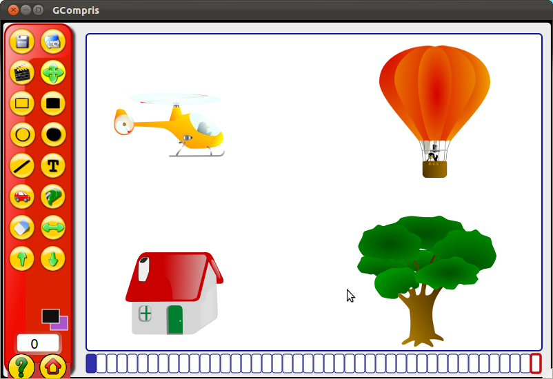 Gcompris Criar Desenho ou uma Animação