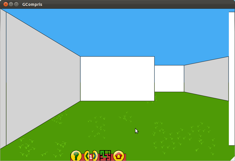 Gcompris Labirinto 3d